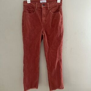 Loft Salmon Colored Corduroy Jeans